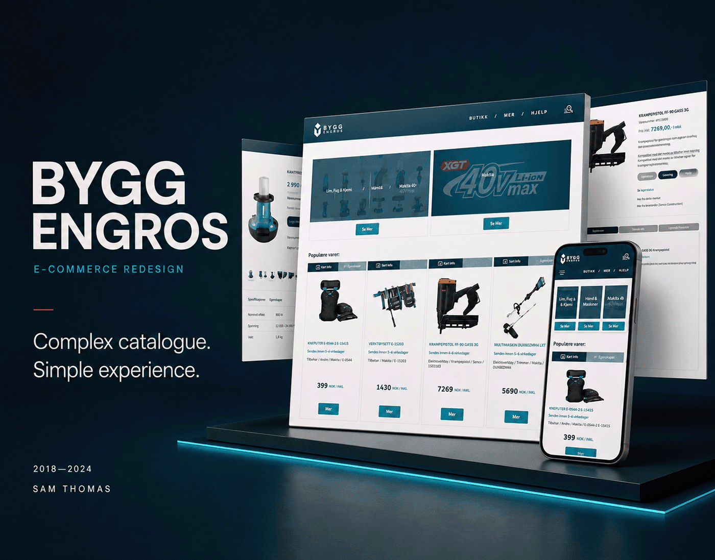 Internet store — Bygg Engros