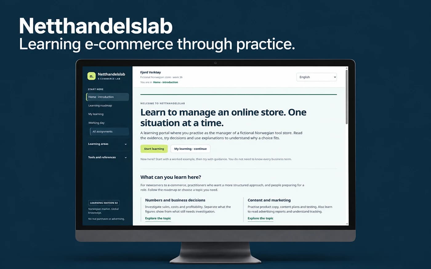Netthandelslab — læringsportal for netthandel