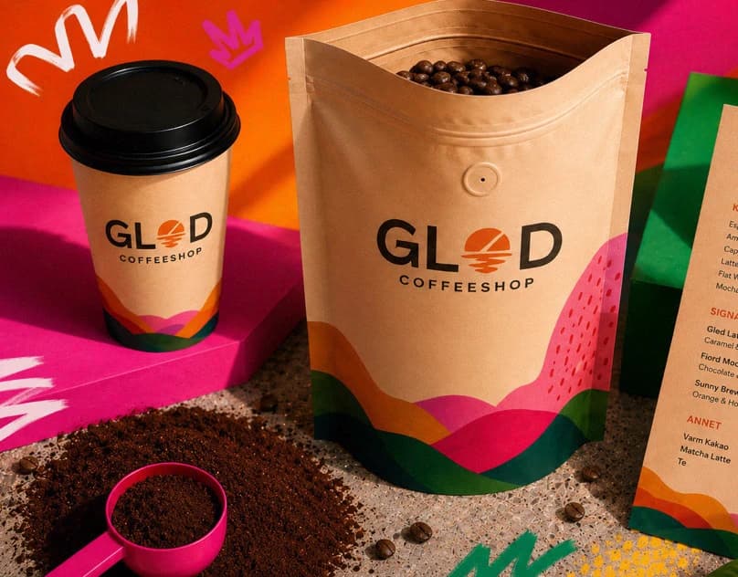 GLØD — Norwegian Coffeeshop Branding